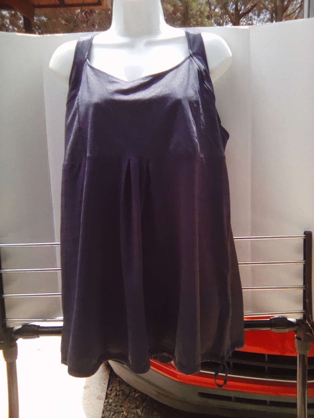 Sleeveless Muscle Tank Top - Navy